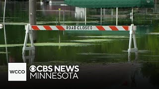 Flood waters begin to recede in hardhit Waterville [upl. by Assyla]