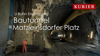 UBahn Erweiterung Matzleinsdorfer Platz Tunnelbau [upl. by Solim]