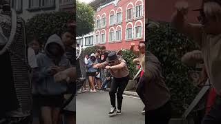 Michael Jackson impersonator Daryl Jackson trending dancer baguiocity busking viralshort [upl. by Sisak]