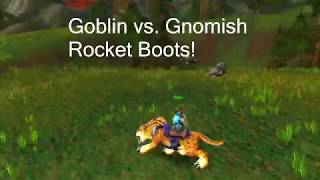 Difference Between Goblin and Gnomish Rocket Boots Vanilla WoW Engineering [upl. by Mcnamara]