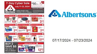 Albertsons Weekly Ad US  07172024  07232024 [upl. by Junno845]