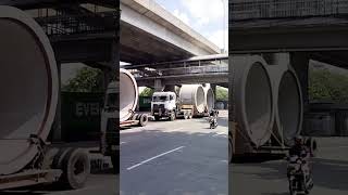 DOLLY TRAILER TRUCK TANJUNG PRIOK INDONESIA shorts [upl. by Atirac233]