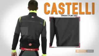 Castelli Espresso 3 Cycling Jacket  Windstopper® Full Zip For Men [upl. by Eudocia916]