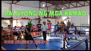 Daluyong ng mga Kamao Amateur Edition John Maverick Tiempo vs Harvey James Tan [upl. by Rimahs]