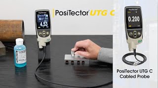 How to Measure Wall Thickness with the PosiTector UTG Ultrasonic Thickness Gage [upl. by Aisiat]