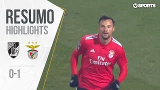 Highlights  Resumo Vitória SC 01 Benfica Liga 1819 18 [upl. by Ayoral243]