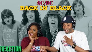 ACDC “Back In Black” Reaction  Asia and BJ [upl. by Ahsimek]