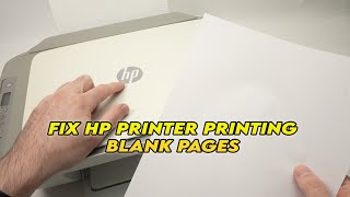 How to Fix Any HP Printer Printing Blank Pages [upl. by Hepsiba312]