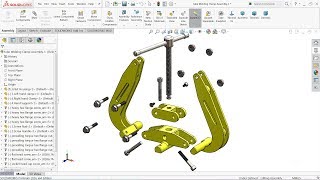 Solidworks tutorial  Exploded view in Solidworks [upl. by Antebi]