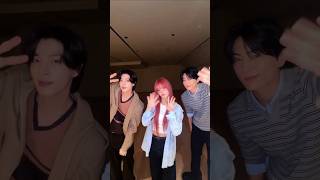 Jake and jay tick tack challenge with iroha illit ENHYPEN 엔하이픈 jake jayirohakpop viralshort [upl. by Sig]