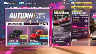 Forza Horizon 5 Autumn Season  Festival Playlist Series 34 FULL GUIDE Horizon Retrowave Update 34 [upl. by Ecinehs]