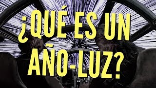 ¿Qué es un año luz EXPLICACIÓN DE UN MINUTO [upl. by Ijnek509]