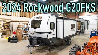 2024 Rockwood G20FKS Travel Trailer Tour [upl. by Yartnoed]