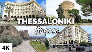 THESSALONIKI City Tour  Greece  4K [upl. by Araem847]