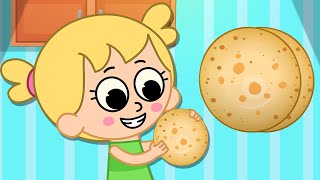 Nursery Rhymes For Children  Mummy Ki Roti Gol Gol  Hindi Kids Songs By chotiaurbadi [upl. by Johann]