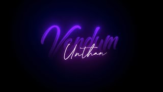 Vendum Unthan Madi Meethu Urakkam song💕✨ Whatsapp status💫 Black screen Status ☀️ Trending video 😻 [upl. by Atiana]