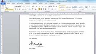 How to Create Digital Signature in Word [upl. by Britton]