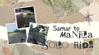 Samar To Manila 2024  Solo Ride Using Honda Click 125i V3 [upl. by Jahn]