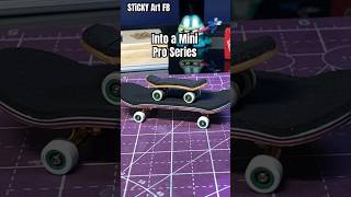 Upgrading a “Worlds Smallest” DiY Tech Deck into a Mini Pro Series slomo shorts diy techdeck [upl. by Jennie]