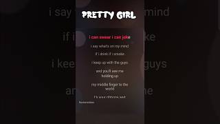 Pretty Girl Lyrics  Maggie Lindemann  english songs  song music songlyrics [upl. by Kirchner783]