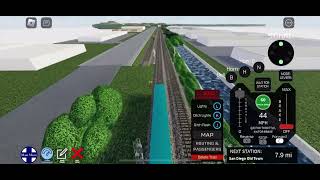 Coaster Train Trip— Sorrento Valley TO Balboa Avenue ride in the coaster SoCal Train Simulator PT2 [upl. by Rein33]