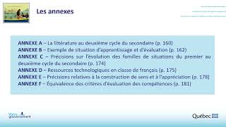 PFEQ PDA en français langue d’enseignement au 2e cycle du secondaire [upl. by Ahsoem410]