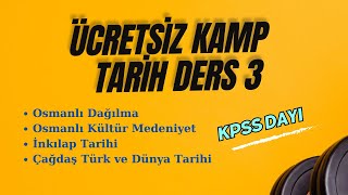 Ücretsiz Kamp Tarih 3 Ders [upl. by Susana]