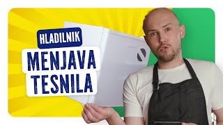 tak da se da HLADILNIK  menjava tesnila [upl. by Etnoed]