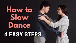 How to Slow Dance for Wedding  4 Easy Steps for Beginners [upl. by Gnot]