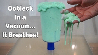 What Happens When You Put Oobleck In A Vacuum Chamber Does It Flow Slower [upl. by Maro]