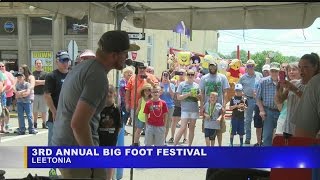 Leetonia discusses Bigfoot legend at 3rd annual festival [upl. by Dowdell]