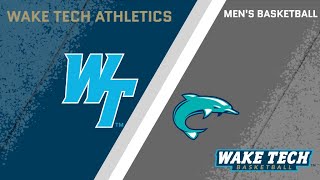 Wake Tech Mens Basketball vs Brunswick [upl. by Jb221]