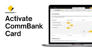 Activate Commbank Card  How to Activate Credit Card  Debit Card Using CommBank App 2024 [upl. by Abisha306]