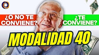 PERO QUE HAY DE LA MODALIDAD 40 DEL IMSS  PENSIONES DE HASTA 50 MIL PESOS [upl. by Moffat]