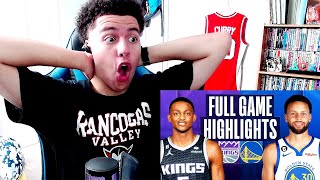 Warriors Fan Reacts  Sacramento Kings vs Golden State Warriors Full game Highlights [upl. by Yerbua675]