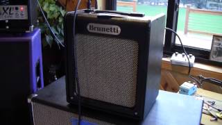 Brunetti Metropolitan 10W with EL84 tubes AB class Italy Made Amp Eddie Vegas [upl. by Janela591]