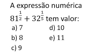 Aula 12  A expressão numérica 81123215 tem valor [upl. by Ruyle611]