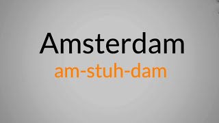 How to pronounce Amsterdam  Amsterdam pronunciation  Amsterdam meaning in Tamil  MrEnglish [upl. by Burne]