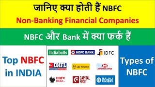 NBFC  Non Banking Finance Company  Difference between NBFC amp Banks  Types of NBFC  Regulators [upl. by Eugen932]