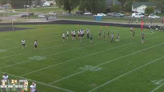 JV RushfordPeterson High School vs Fillmore Central High School Football [upl. by Eustace]