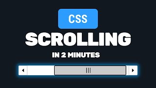 Master CSS Overflow amp Scrollbars in 2 Minutes [upl. by Einahpetse721]