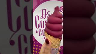 The cherry dole whip along with the cherry amp mango twist custardco foryou cone cherry [upl. by Ebner]