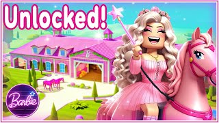 HOW TO UNLOCK the STABLES in Barbie Dreamhouse Tycoon [upl. by Monia]