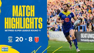 Highlights R11  Warrington Wolves v Hull KR [upl. by Corella205]