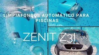 Limpiafondos automático para piscinas Zenit Z3i [upl. by Montagna]