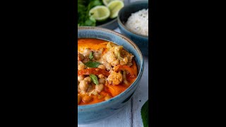 Making a 🔥 THAI RED CURRY [upl. by Etnuad]