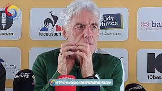 Bafana coach Hugo Broos says hell leave if South Africa fail to qualify for Afcon [upl. by Karna832]