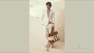 BRUNELLO CUCINELLI Menswear Spring Summer 2024 Collection [upl. by Nnylrefinnej844]