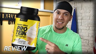 HTLT Casein  Whey Protein Powder Vanilla Ice Cream  Review [upl. by Eilerua544]