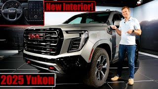 The 2025 GMC Yukon gets New Styling Inside and Out  a New AT4 Ultimate trim [upl. by Eillak]